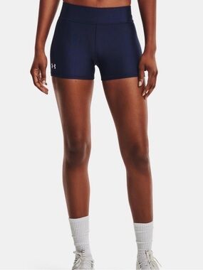 BRAND NEW Under Armour UA 3" Shorty Compression Spandex Shorts Size Small Navy